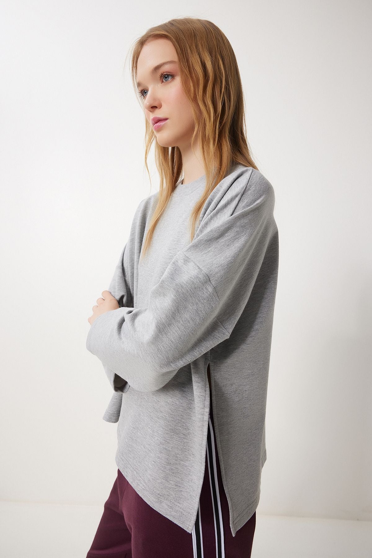 Women's gray melanj on the other