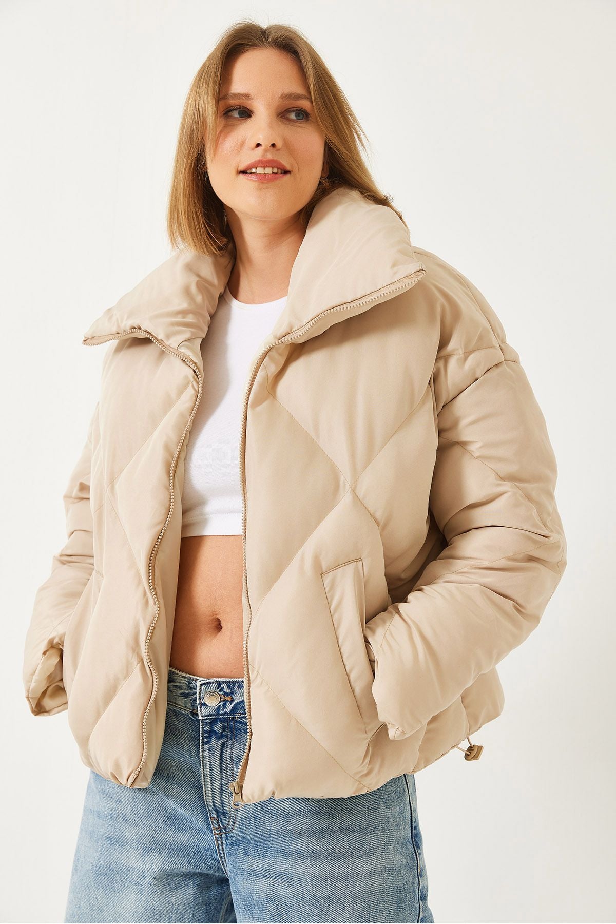 Woman Oversiz swelling coat