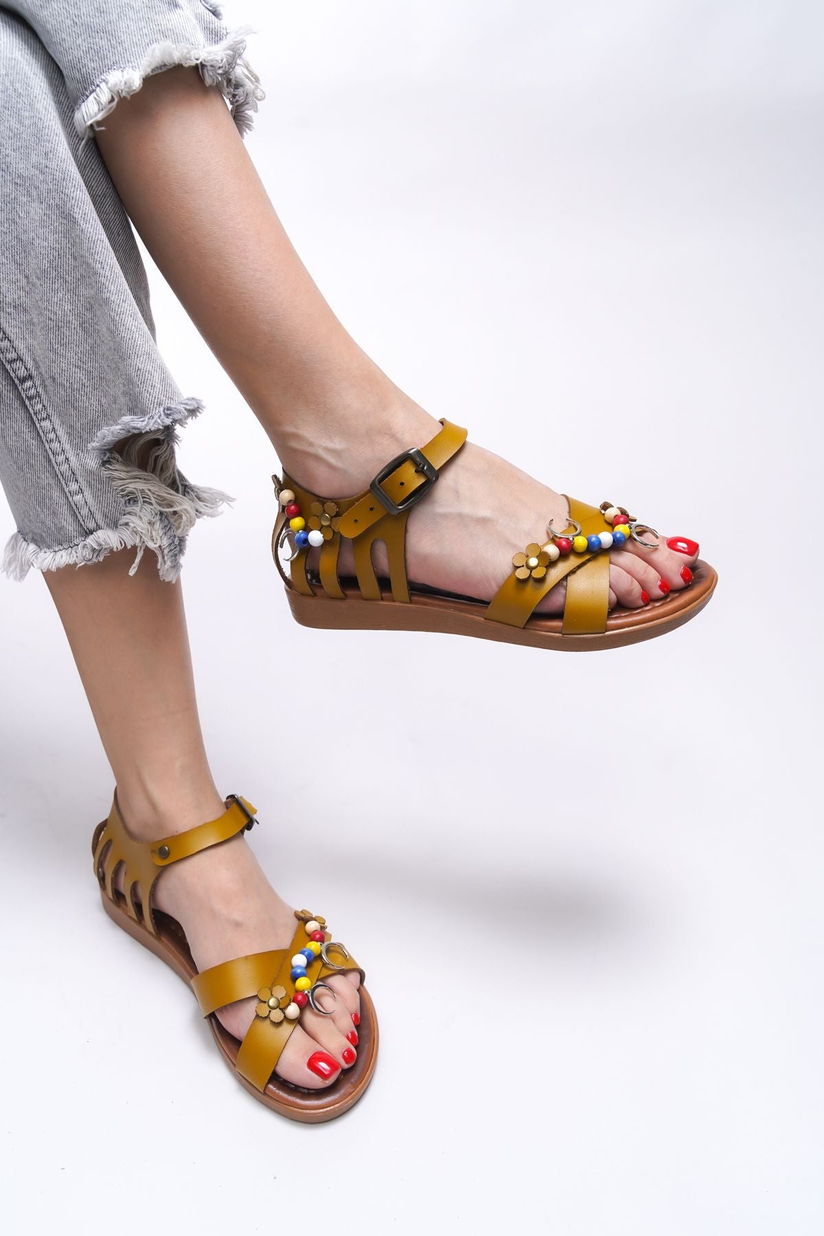 Sephlaurel Woman Sandals 0012195 Yellow