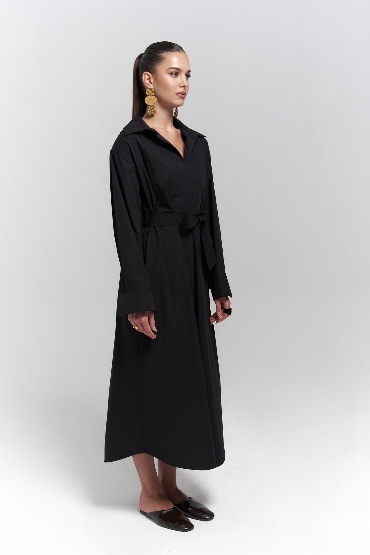 BELSAY TRIENCOTOTO BLACK DRESS