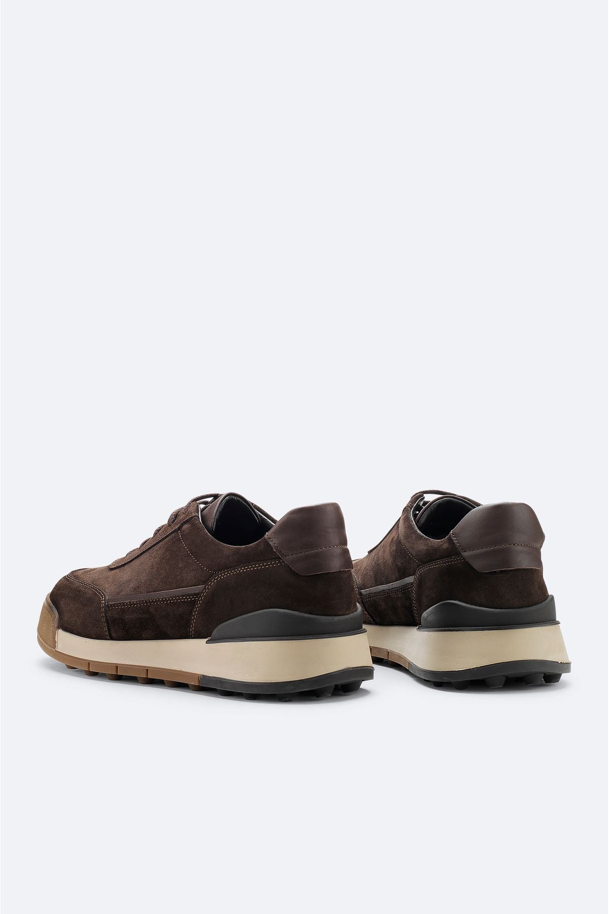 Men's Brown Suede Casual Shoes A42Y8009