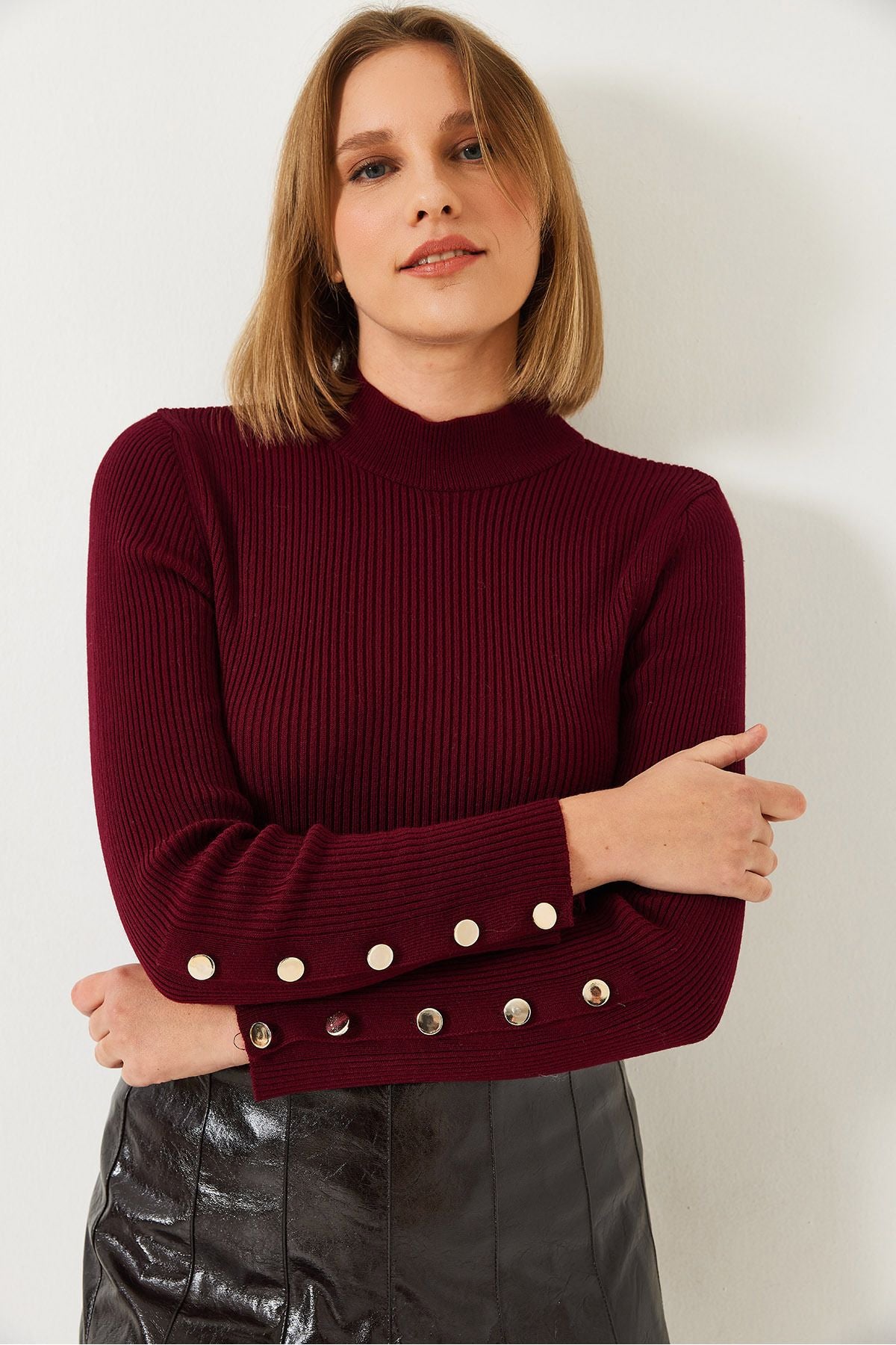 Women's Arms button detailed knitwear sweater 20247564