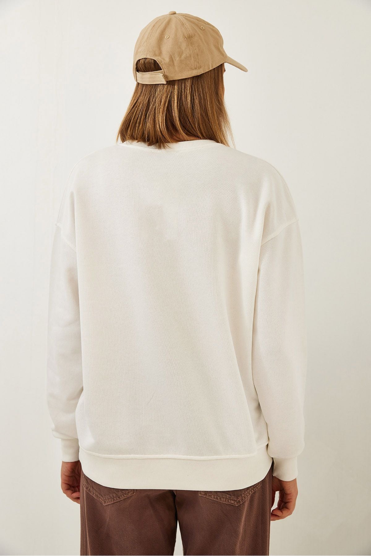 WOMEN'S THREE YARN Embroidery Sweatshirt 60261219