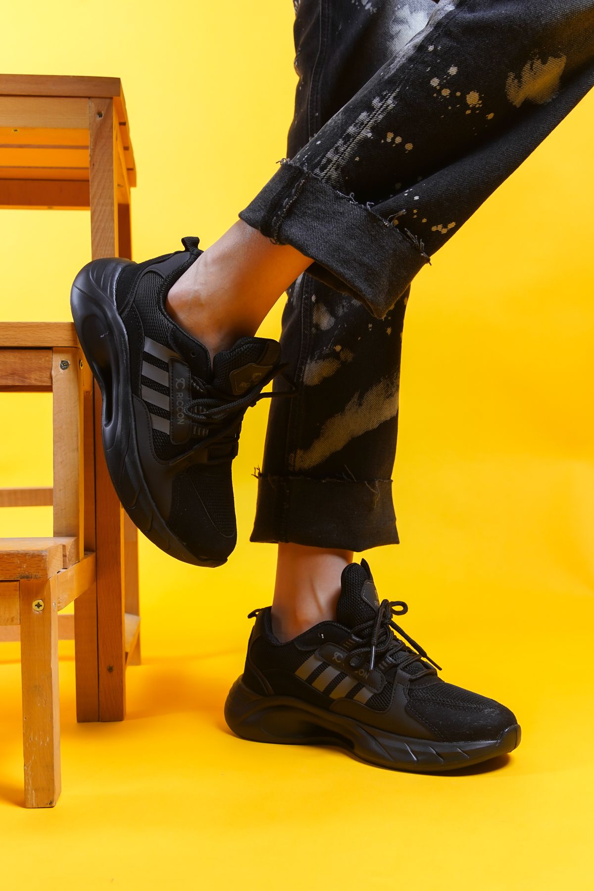 Torrine Unisex Sneaker 001293 Black Black