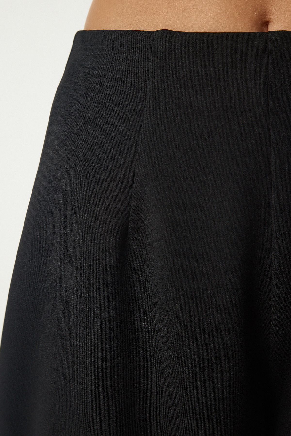Female black pliers woven shalwar pants to00099