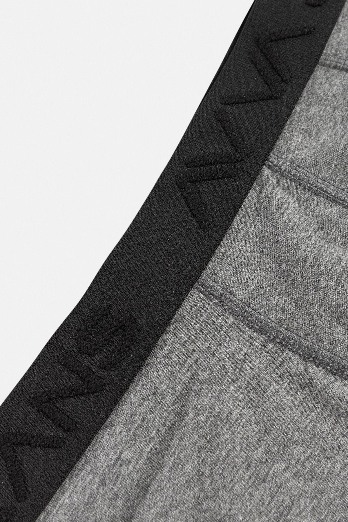 Men's anthracite Cotton Flexible Fabric Flat Boxer B009510