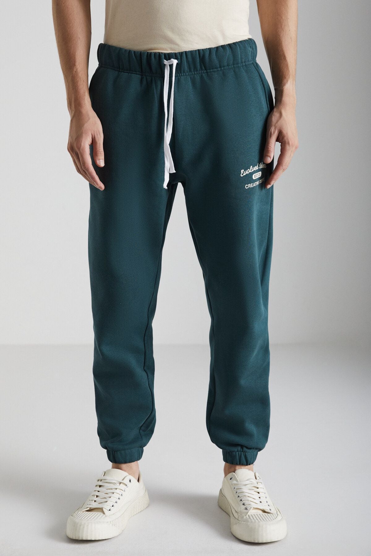 Notingham Men's 2 Set Relaxed Organic Cotton Dark Green Tracksuit with Shardon