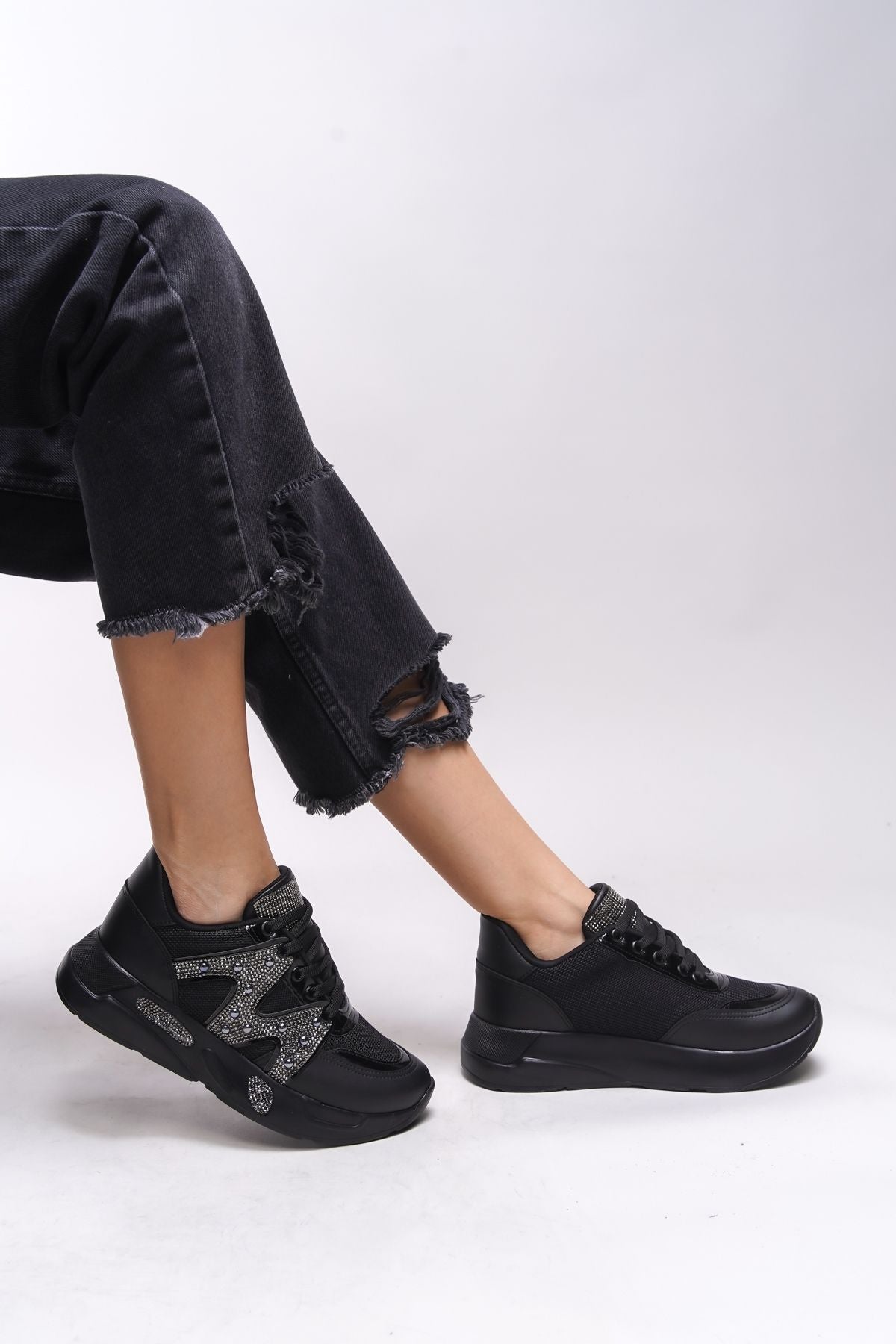 Aalriona Woman Sneaker 0012155 Black Black
