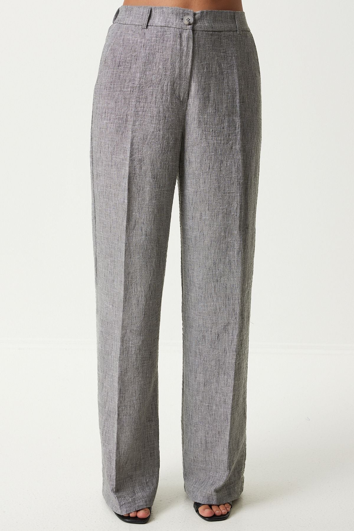 WOMEN'S ARRASİSİT SHALL YAKA Oversize Vest Trousers Set FN03230