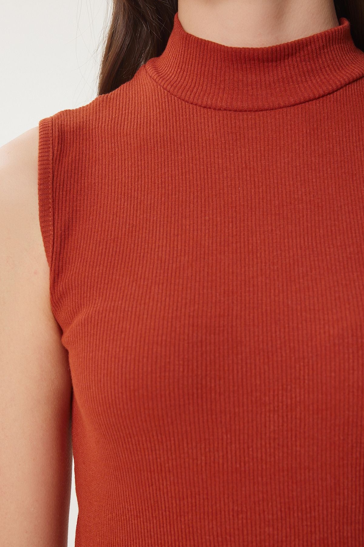 Woman Tile Turtle Cotton Knitting Blouse GT00004
