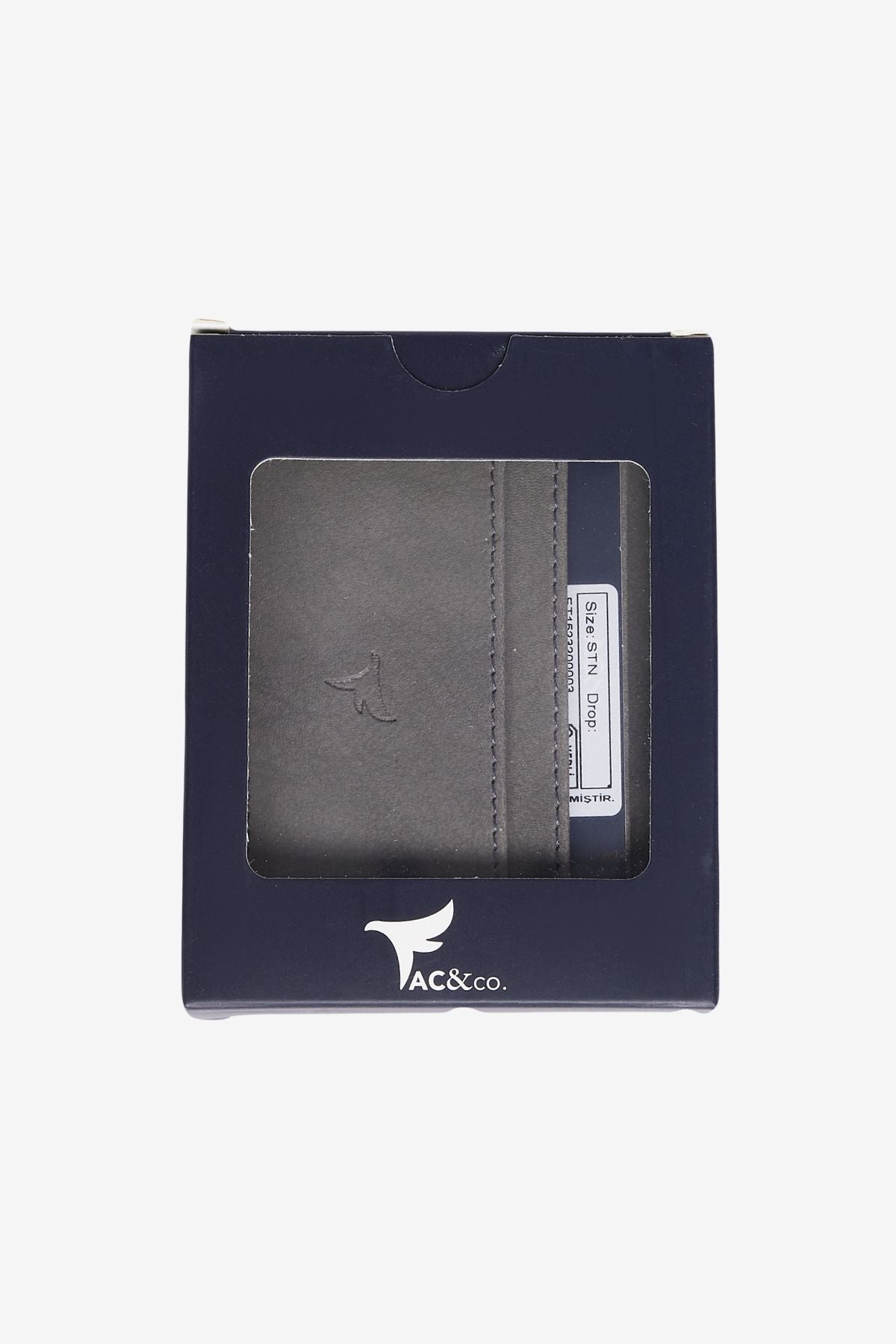 Men's anthracite gift box card