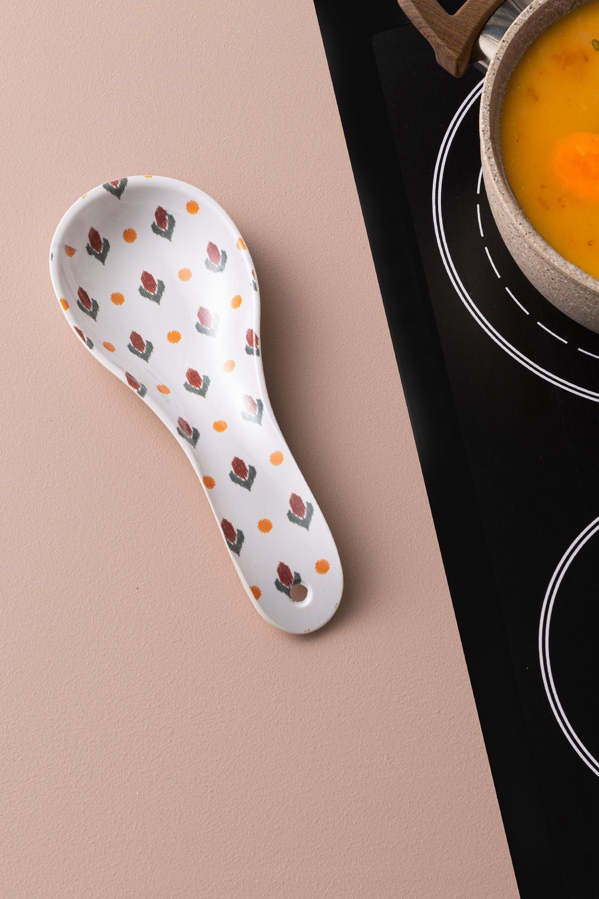 Ethnic spoon mat