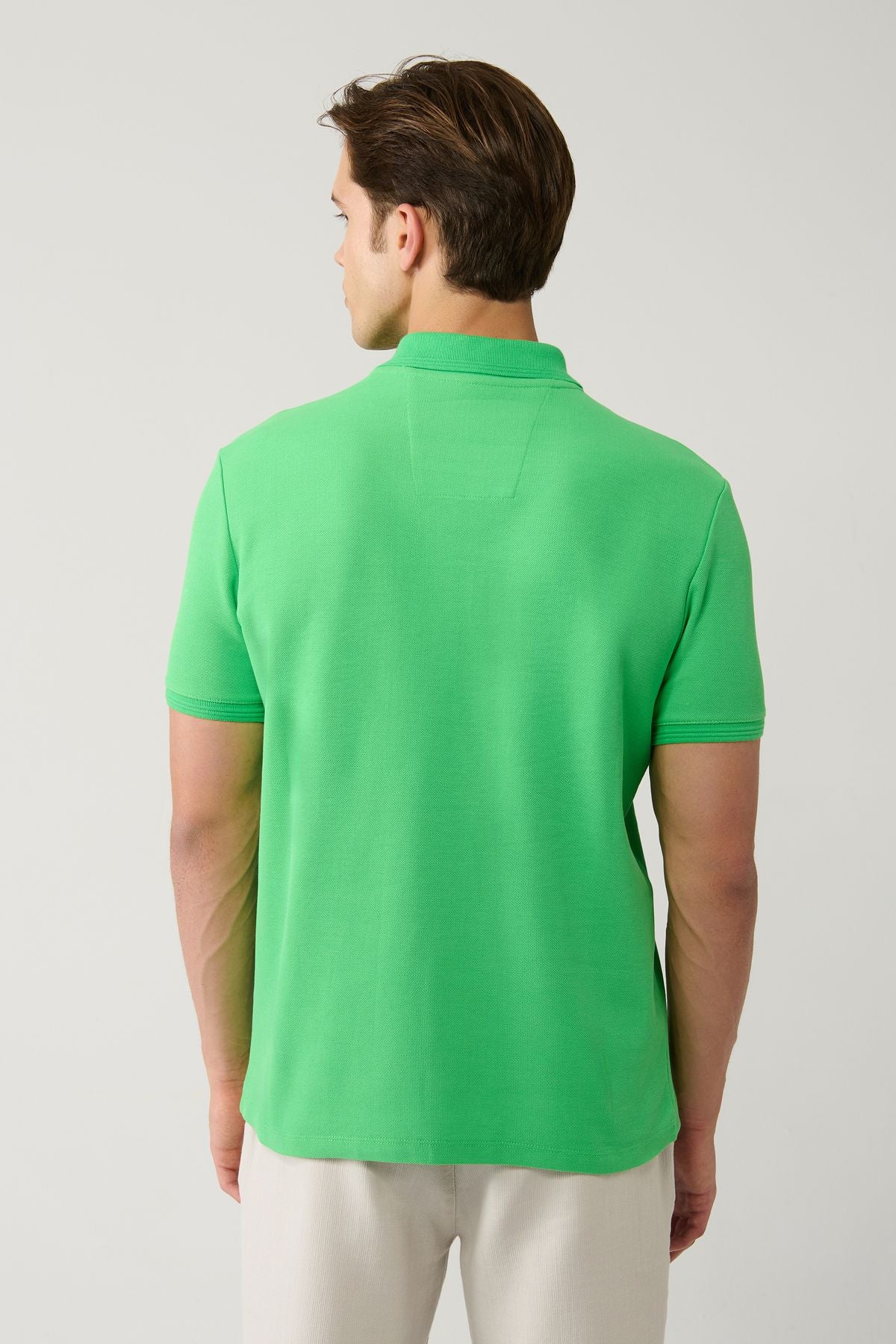 Men's Green T-shirt 100 %Cotton Fast Drying Regular Fit B001032