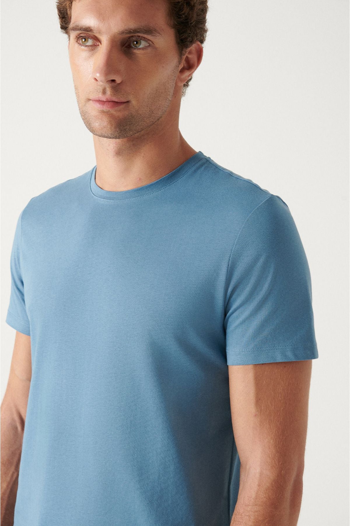 Men's Indigo 100 %Cotton Breathing Bicycle Bike T-Shirt E001000