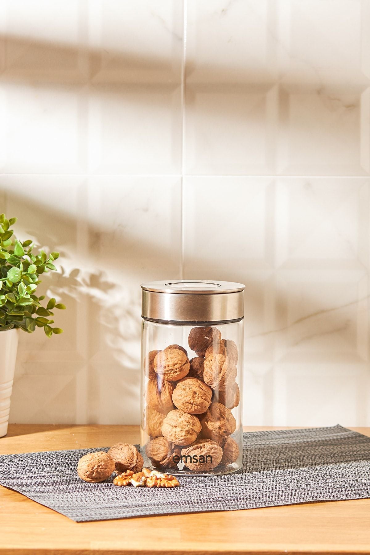 Modern storage jar 1000 ml