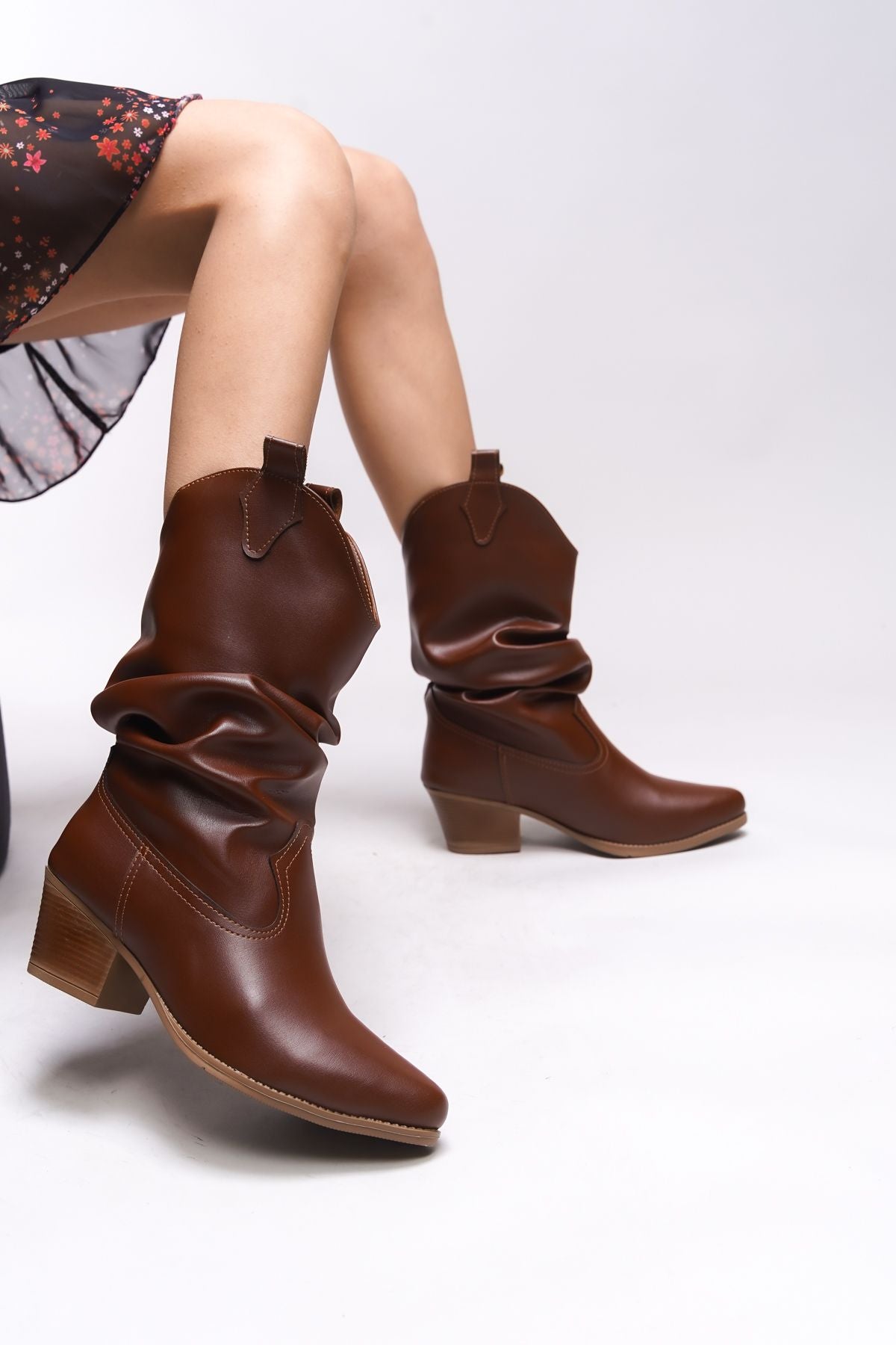 Uwreness Women's Western Bot 0012875 Taba Skin