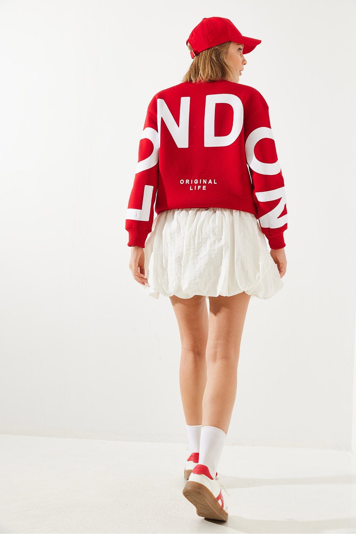 WOMEN'S THREE YARDON LONDON PRINTED SWEATSHIRT MBHS003 60601003