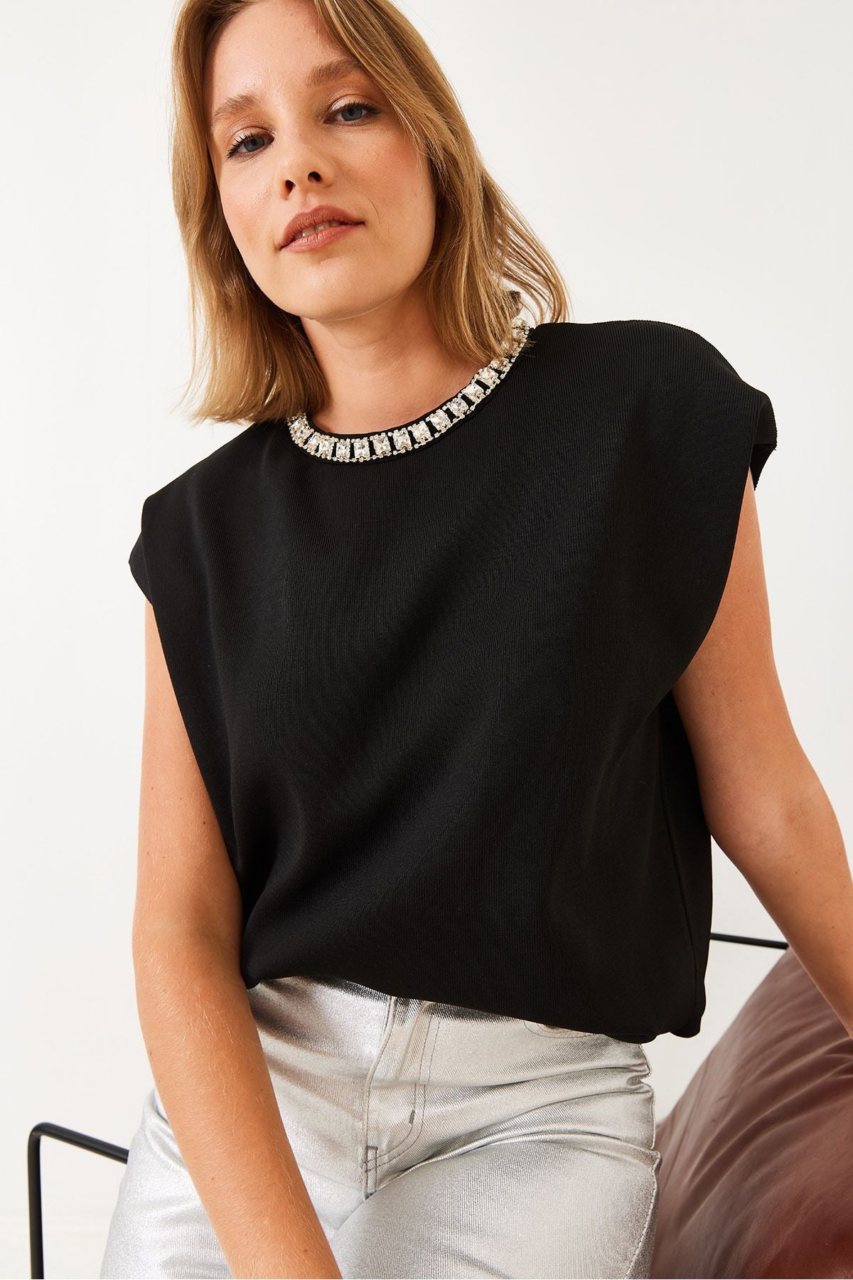 WOMEN'S SIDE STONE ARMSUless Blouse 60251878