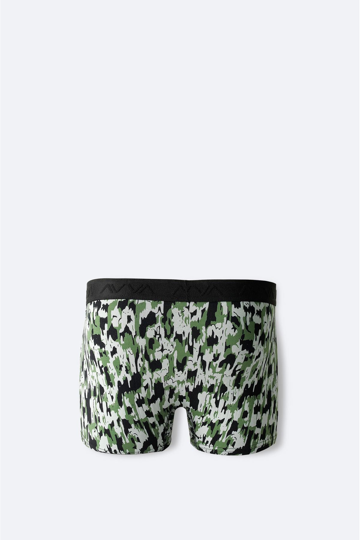 Male Khaki Camouflage Patterned Single Boxer A42y9530