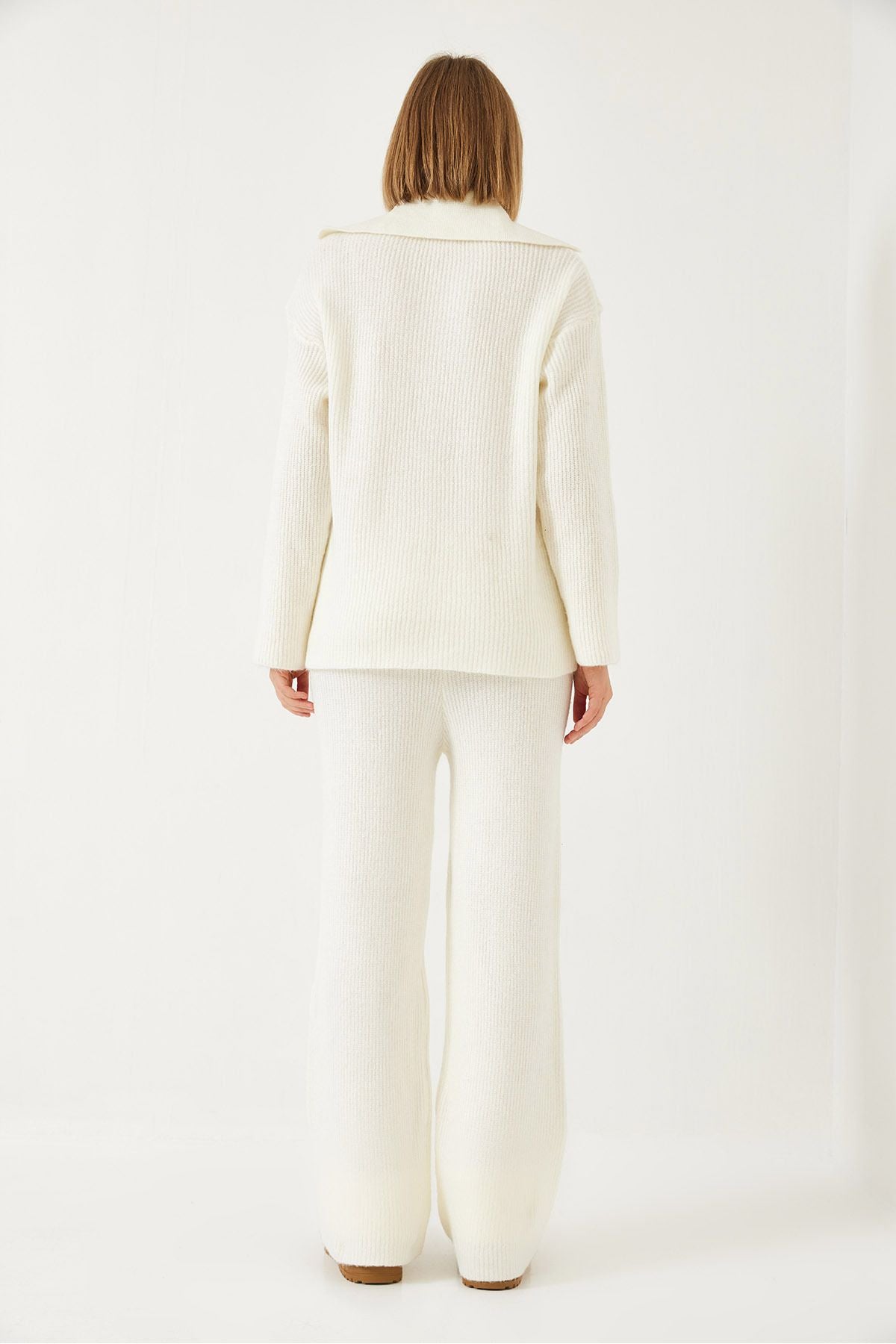 Women's Shirt collar thick knitwear upper lower team 60261313
