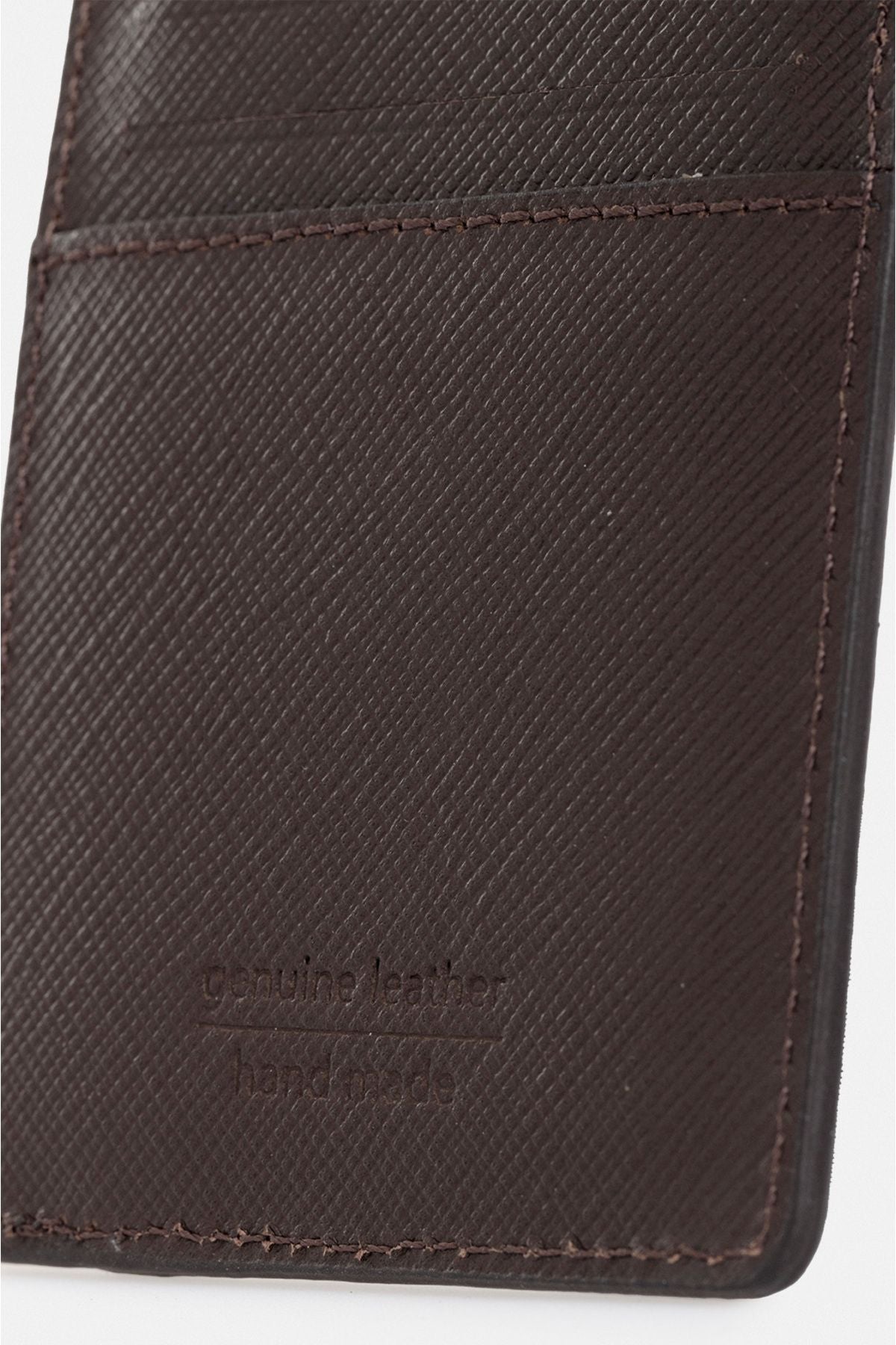 Men's Brown 100 %Leather Gift Boxed Card Holy A31y9551