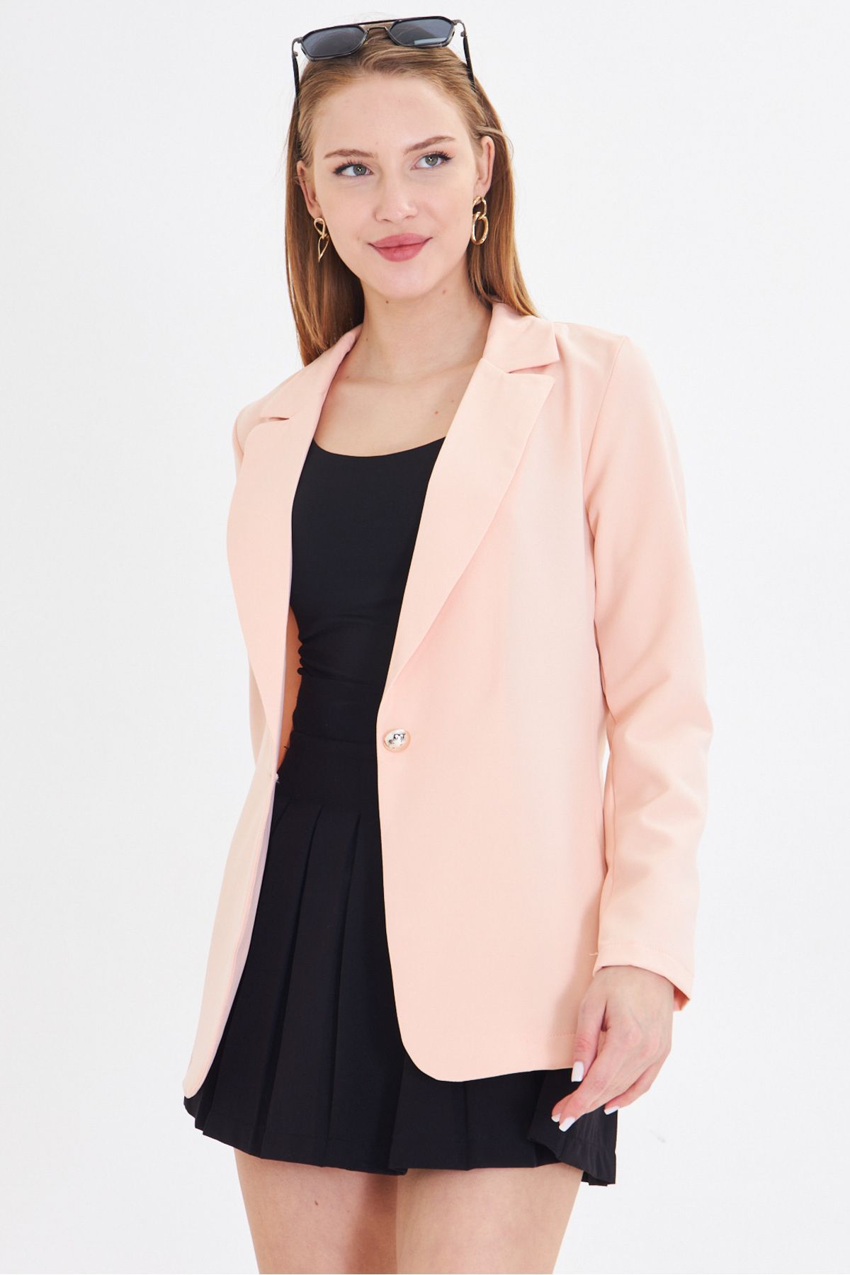 Female Puppy Mouth Single Button Jacket ARM-23Y001047
