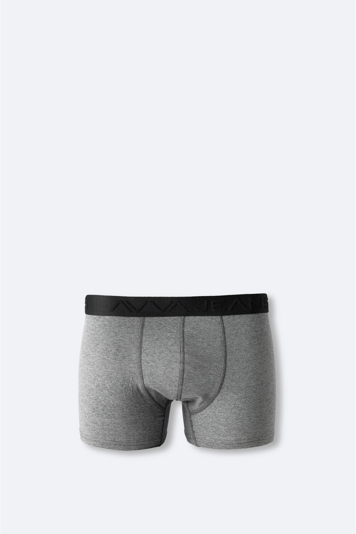 Men's anthracite Cotton Flexible Fabric Flat Boxer B009510