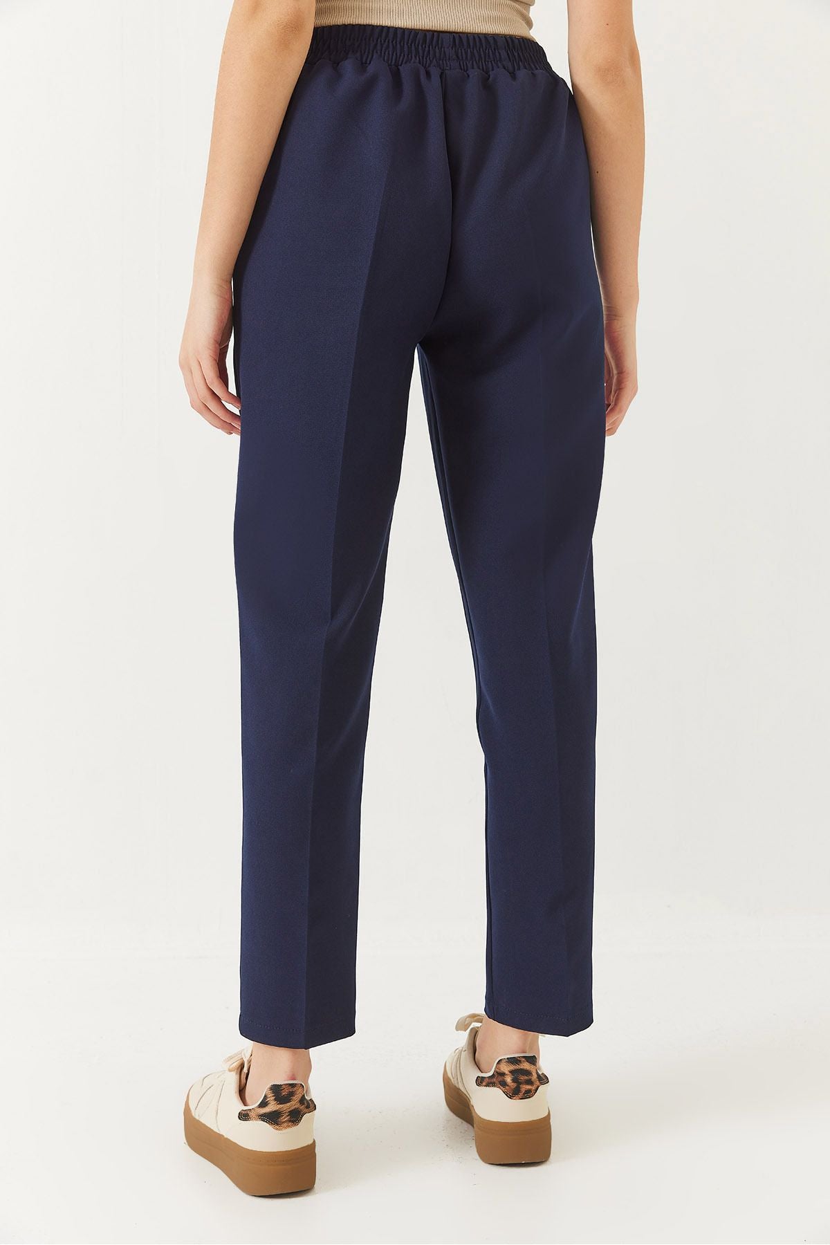 Carrot slaughter pants with double pockets with a woman waist rubber 80178 60271079