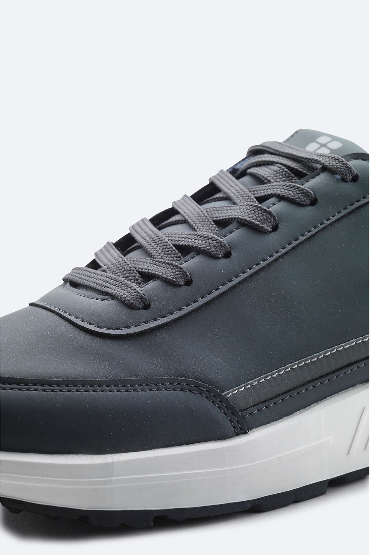 Men's anthracite fragmented flexible base sneaker shoes A31y8024