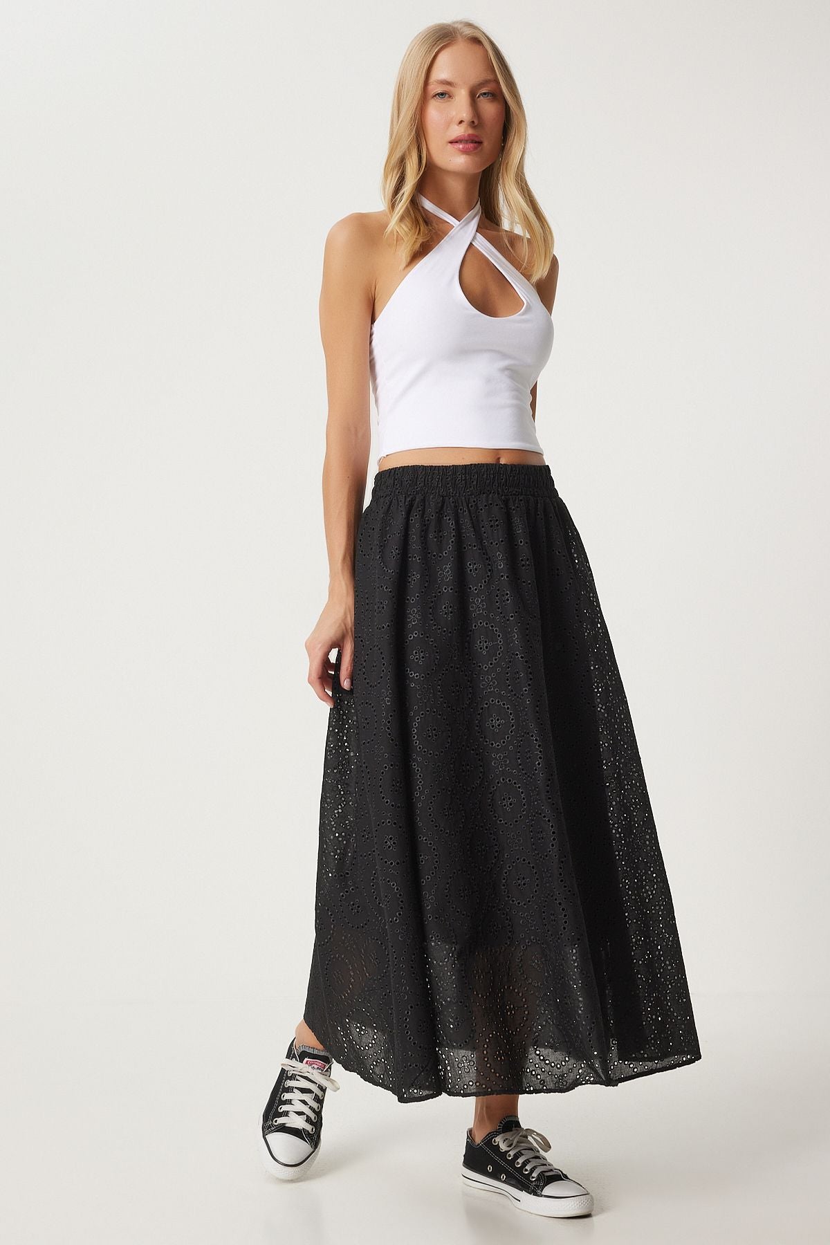 Female Black Fisto Princess Skirt MC00288