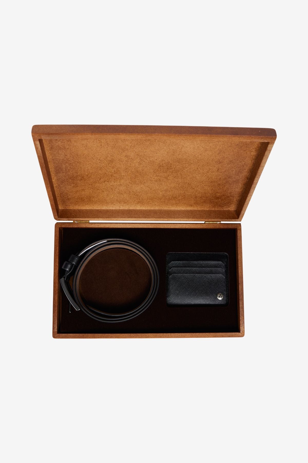 Men's black special wooden gift box box