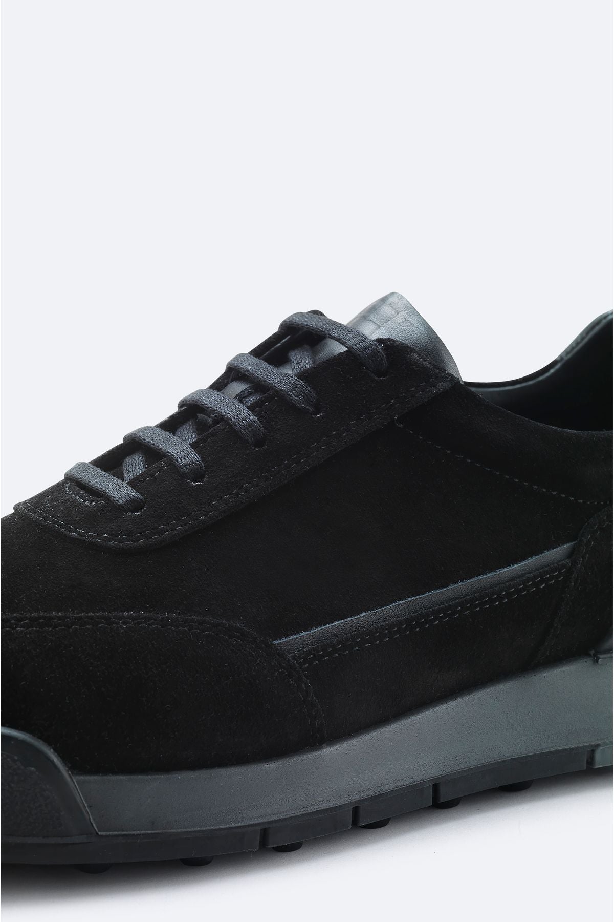 Men's Black Suede Casual Shoes A42Y8009