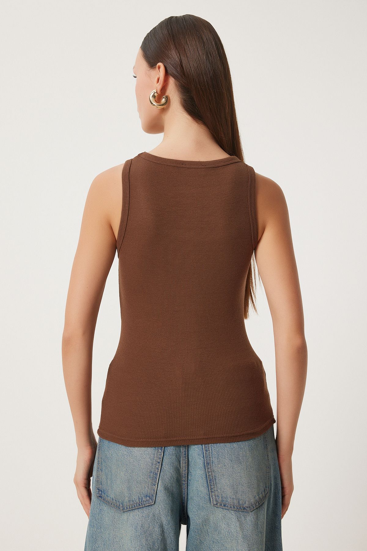 Female Brown Red 2 Piece Wicks Thick Strap Knitted Athlete HJ00010