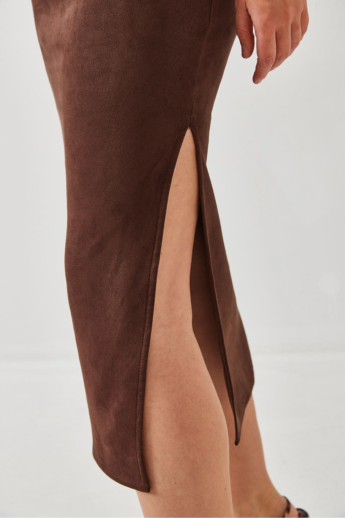 Female Slip Suede Pen Skirt 60261039