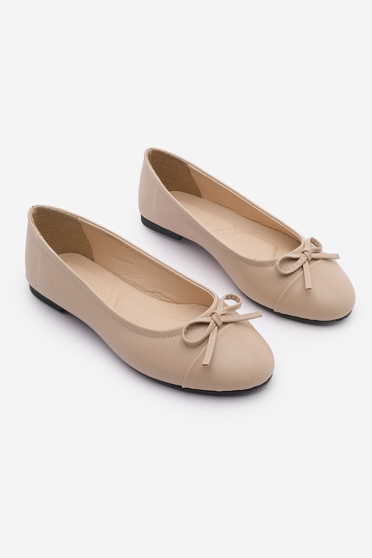 Women's Bow Detail Daily Babet Barlin Beige