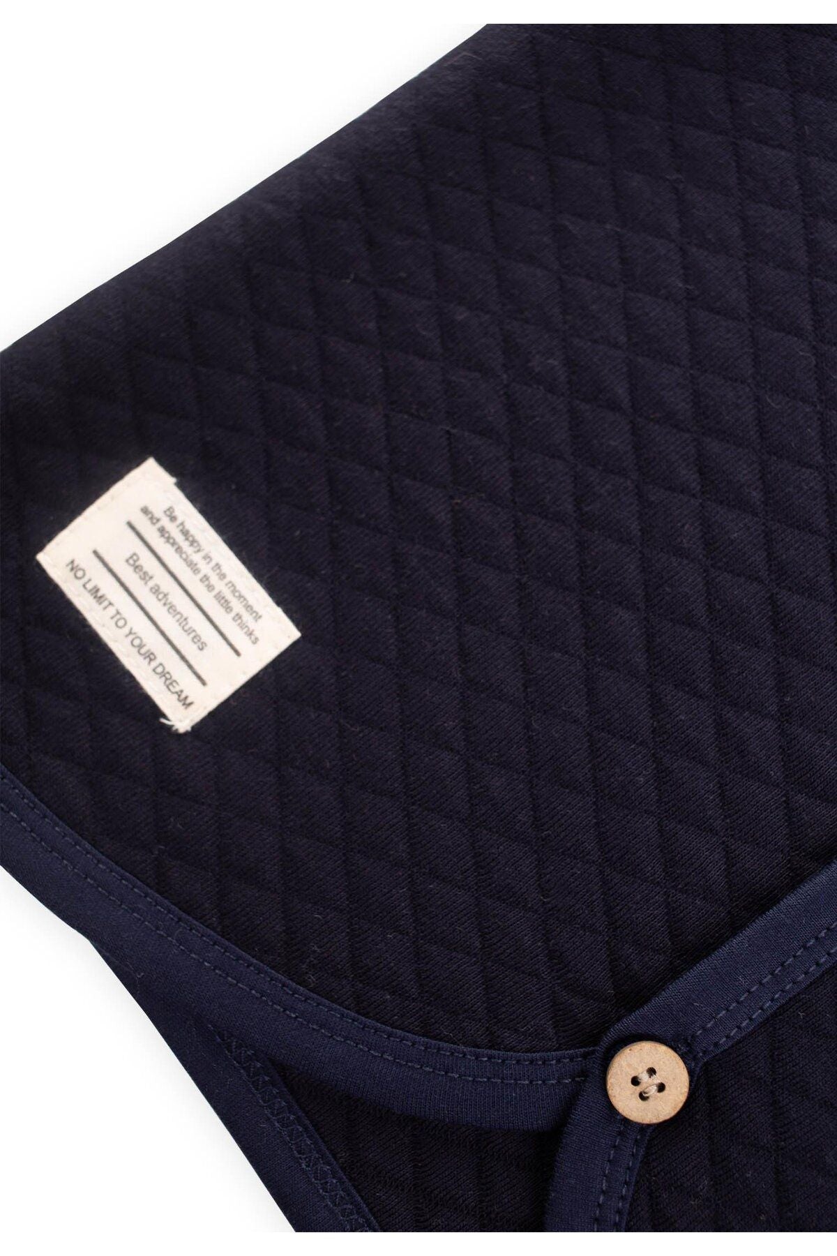 Quilted vest 1-5 years old navy blue