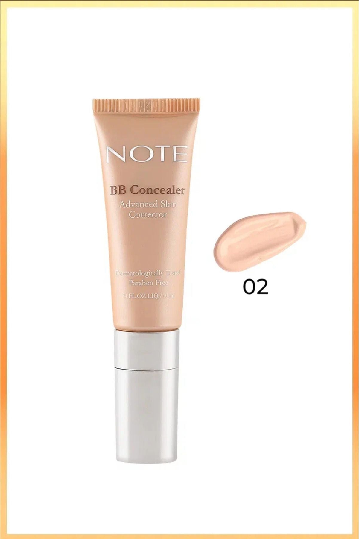 BB Concealer SPF 15 under -eye concealer titled 15 dense concealer metal - 02 medium open