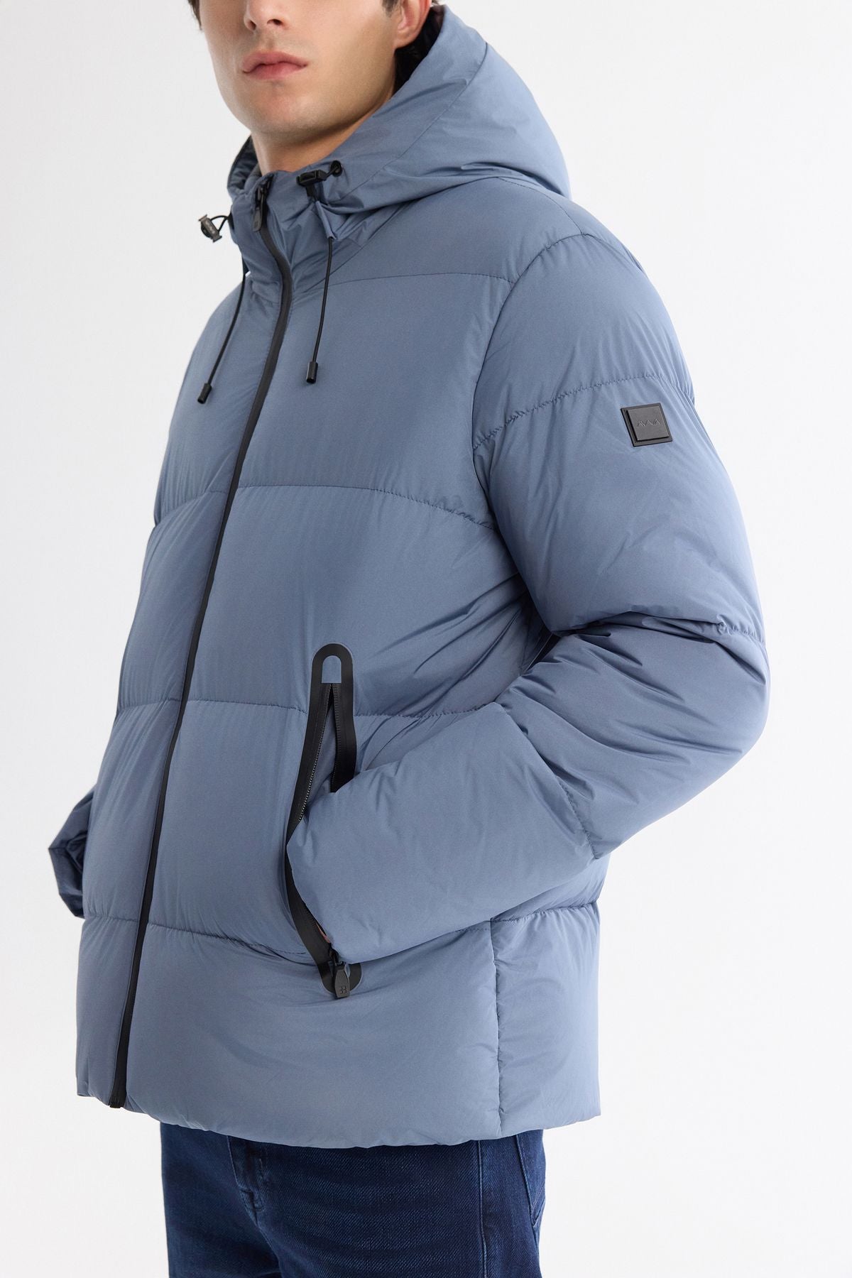 Men's Indigo Hopedwater Water Protector Windproof Inflatable Coat B006046