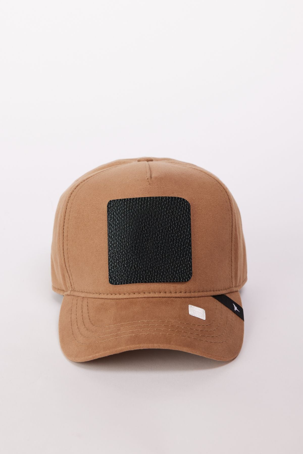 Men's Beige 100 %Cotton Changeable Hat with Sticker