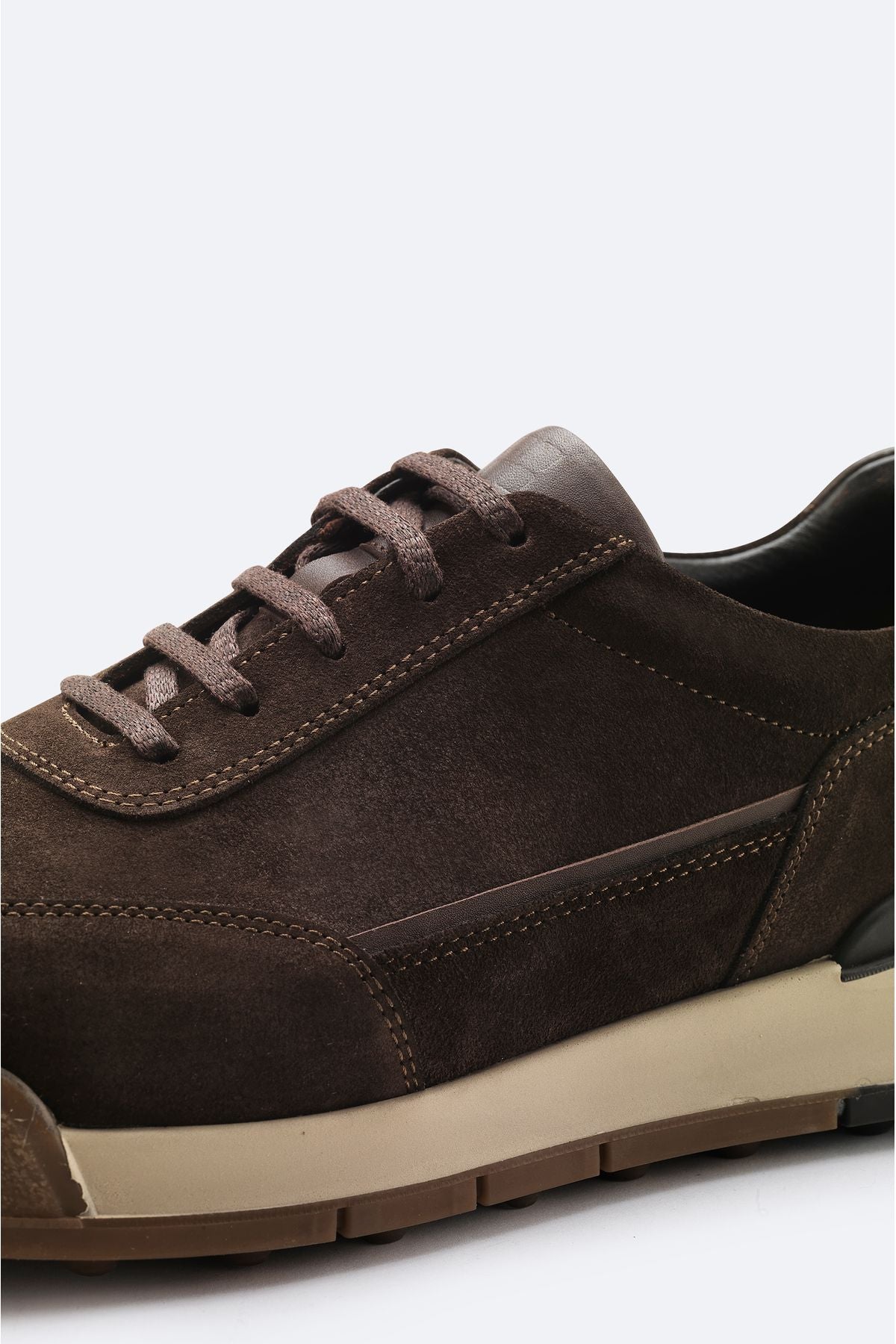 Men's Brown Suede Casual Shoes A42Y8009