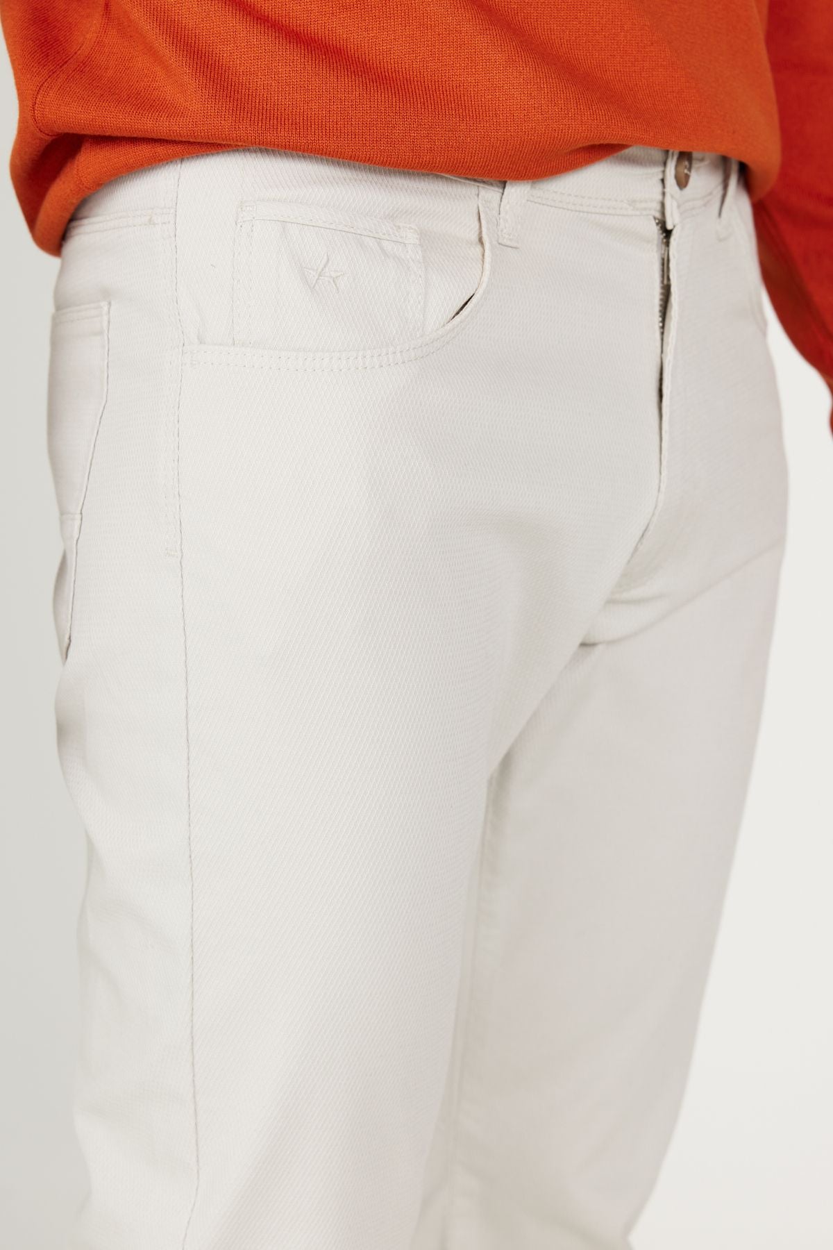 Men's Stone Comfort Fit Casual Cut Greensboro Cotton Flexible Pants