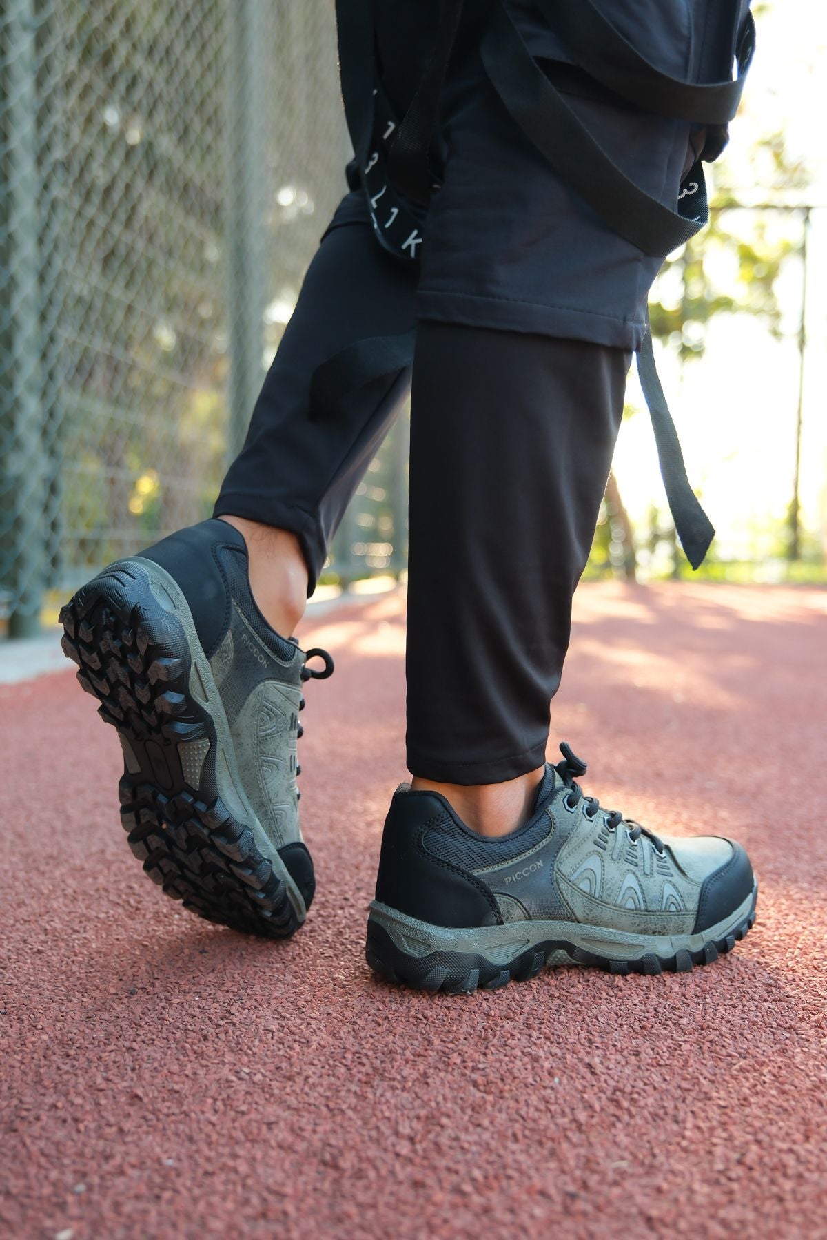 Khaki Men's trekking shoes 00127053