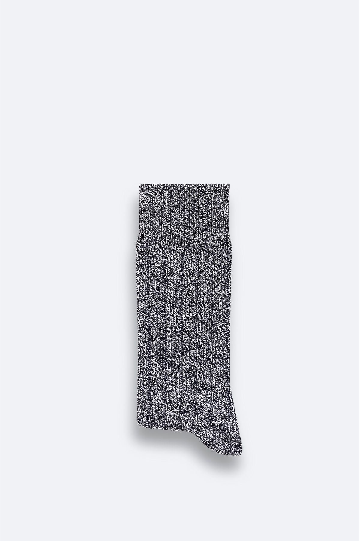 Men's black woolen wool socket socks A42y8500