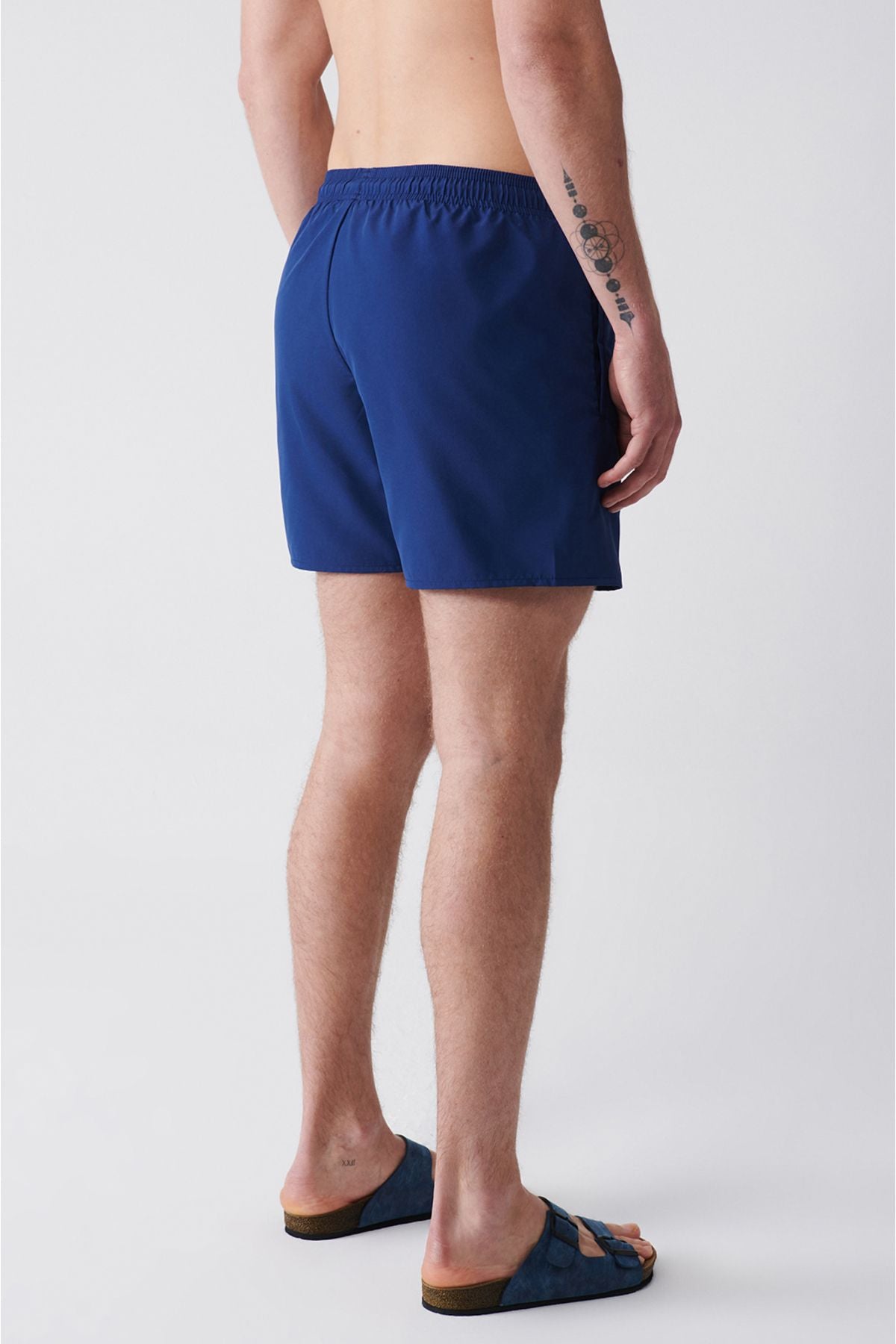Men's navy blue fast -drying standard Size Mayo Sea Short E003801