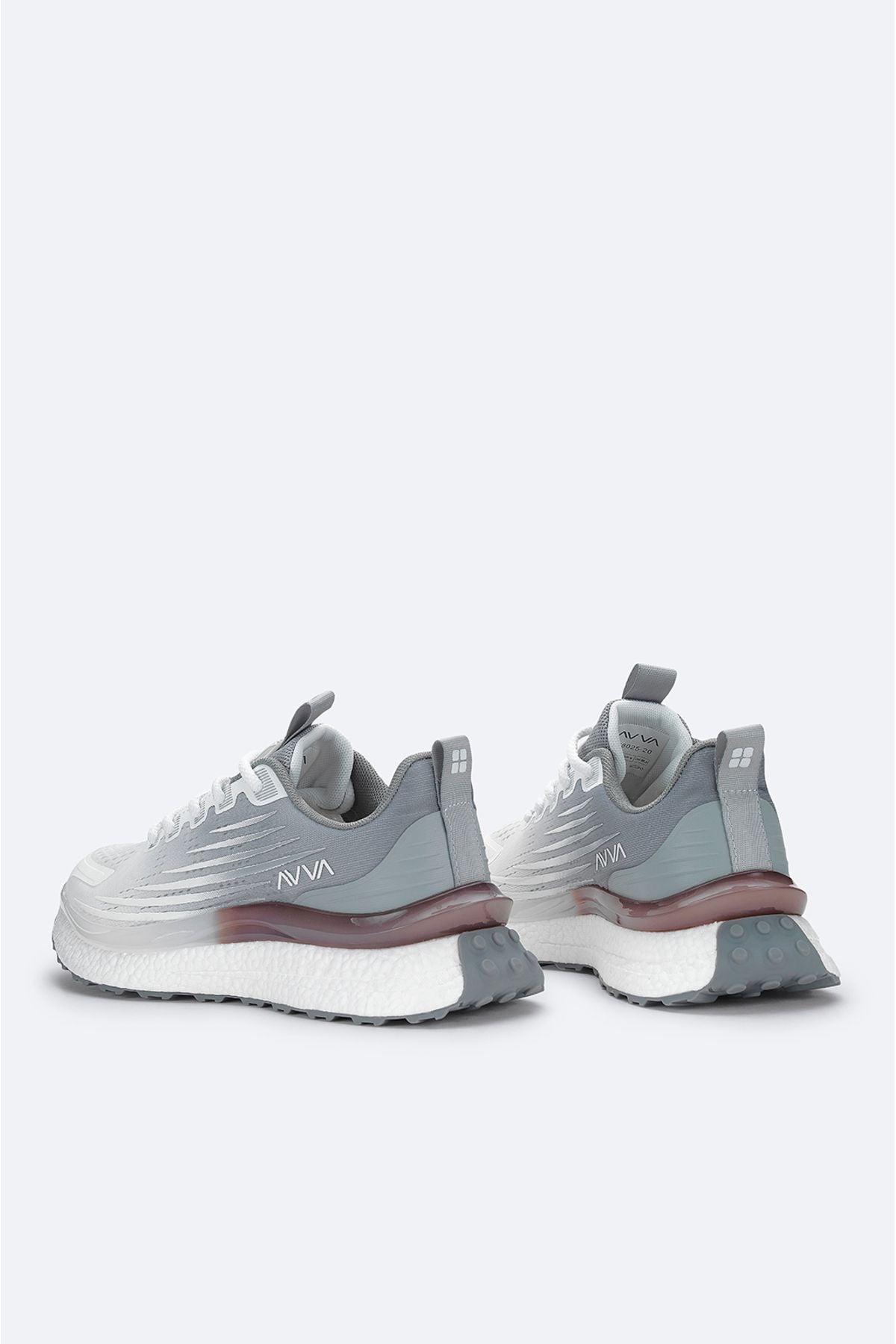 Men's gray flexible floor sneaker shoes A41y8025