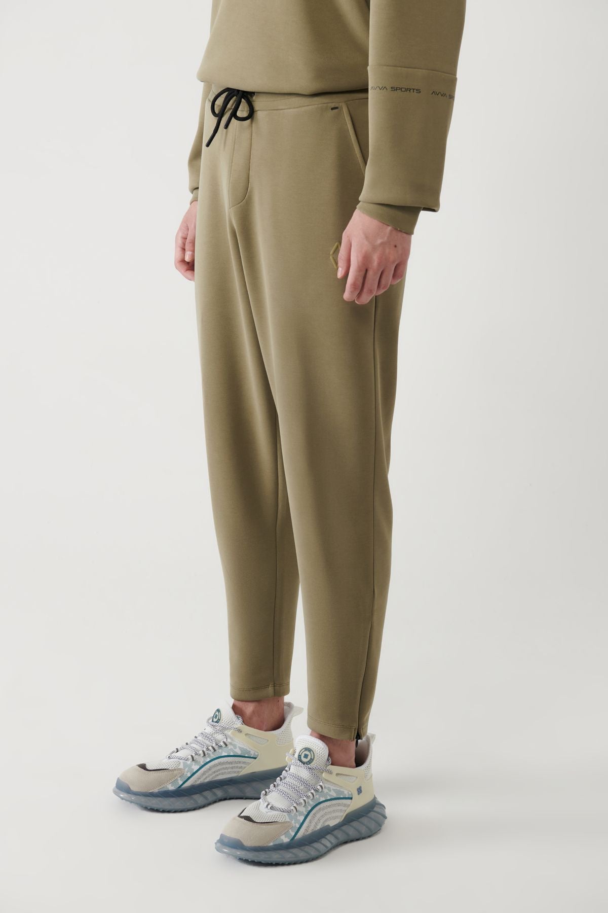 Male Khaki Soft Touch Zipper Paçalı Service Six A41y3401