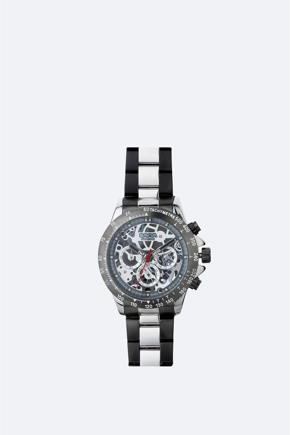 Men's anthracite metal clock B009023