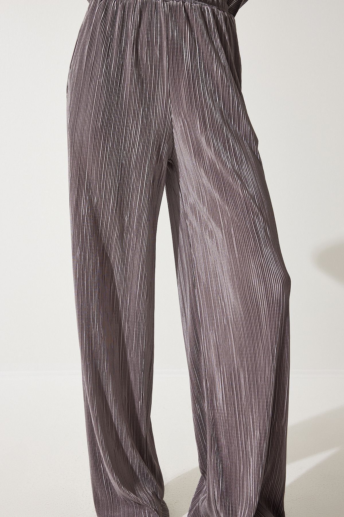 Female mink pilisle comfortable blouse trousers set MC00283