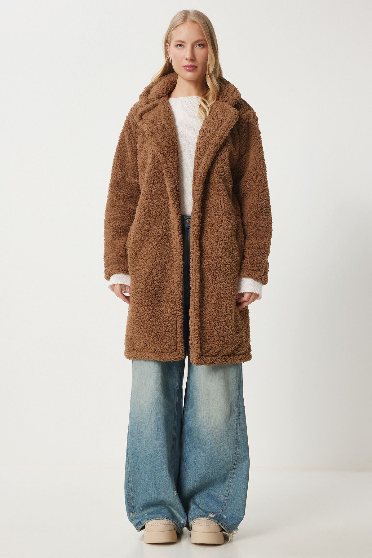 WOMEN LIGHT BROWN FLOOR BOLE PLUSH CARE ZH00009