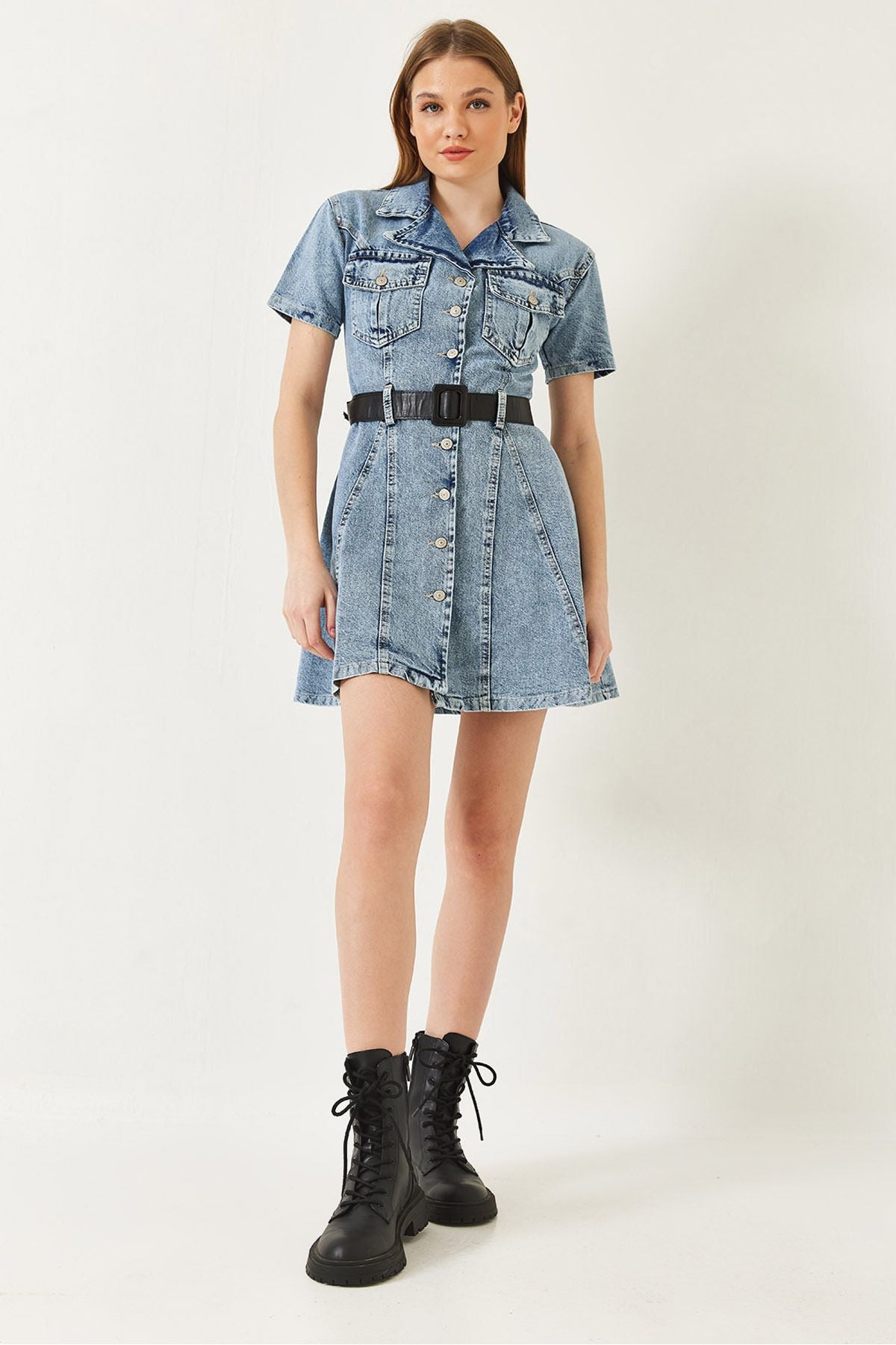 Women's Skirt Kloş Short Sleeve Arched Dress Dress 60251314